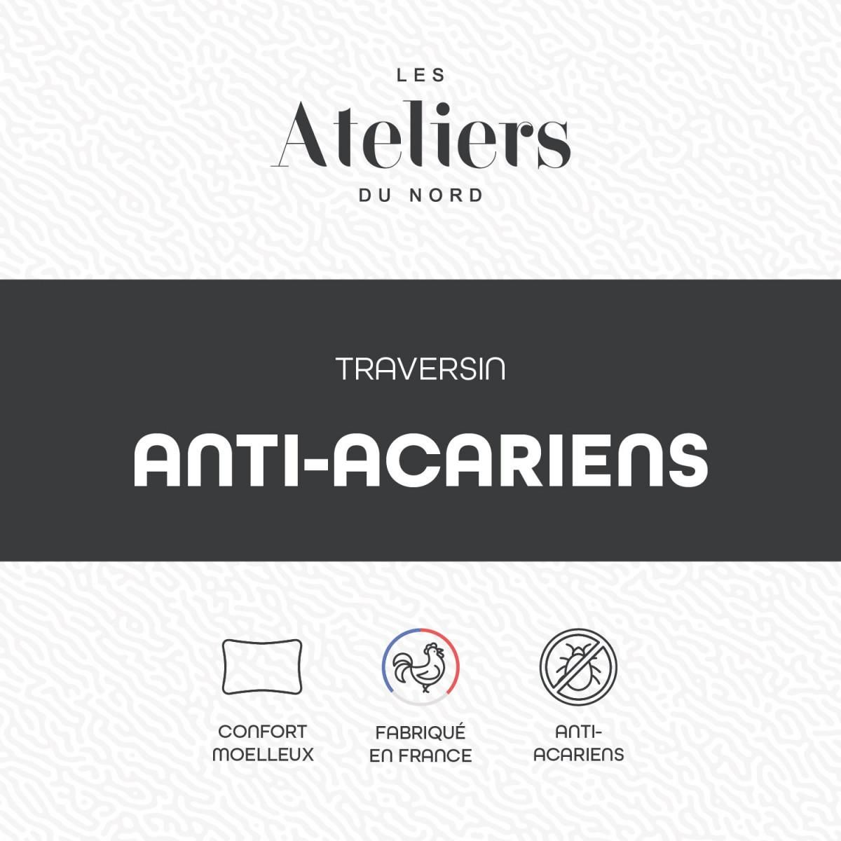 ATELIERS DU NORD Traversin Anti-acariens