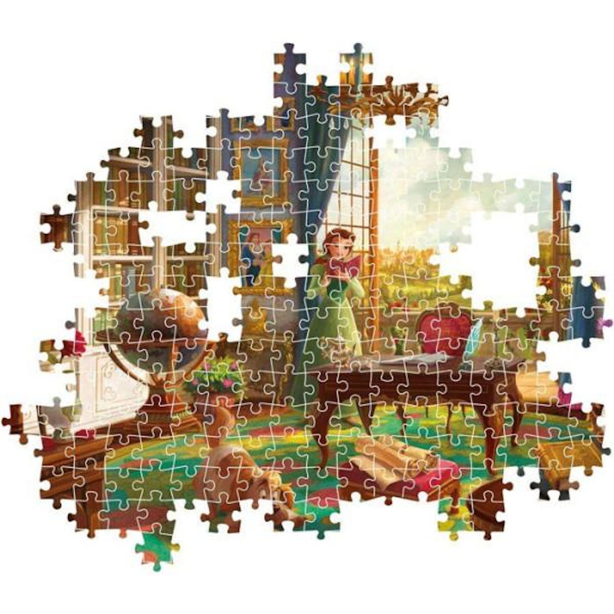 CLEMENTONI Puzzle enfant 500 pièces – Ever After Belle – dès 6 ans – Clementoni