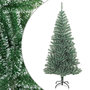 Voir la diapositive 1 : VIDAXL Sapin de Noël artificiel avec neige floquée vert 210 cm