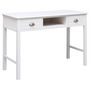 Voir la diapositive 1 : VIDAXL Buffet Blanc 108x45x76 cm Bois de Paulownia massif