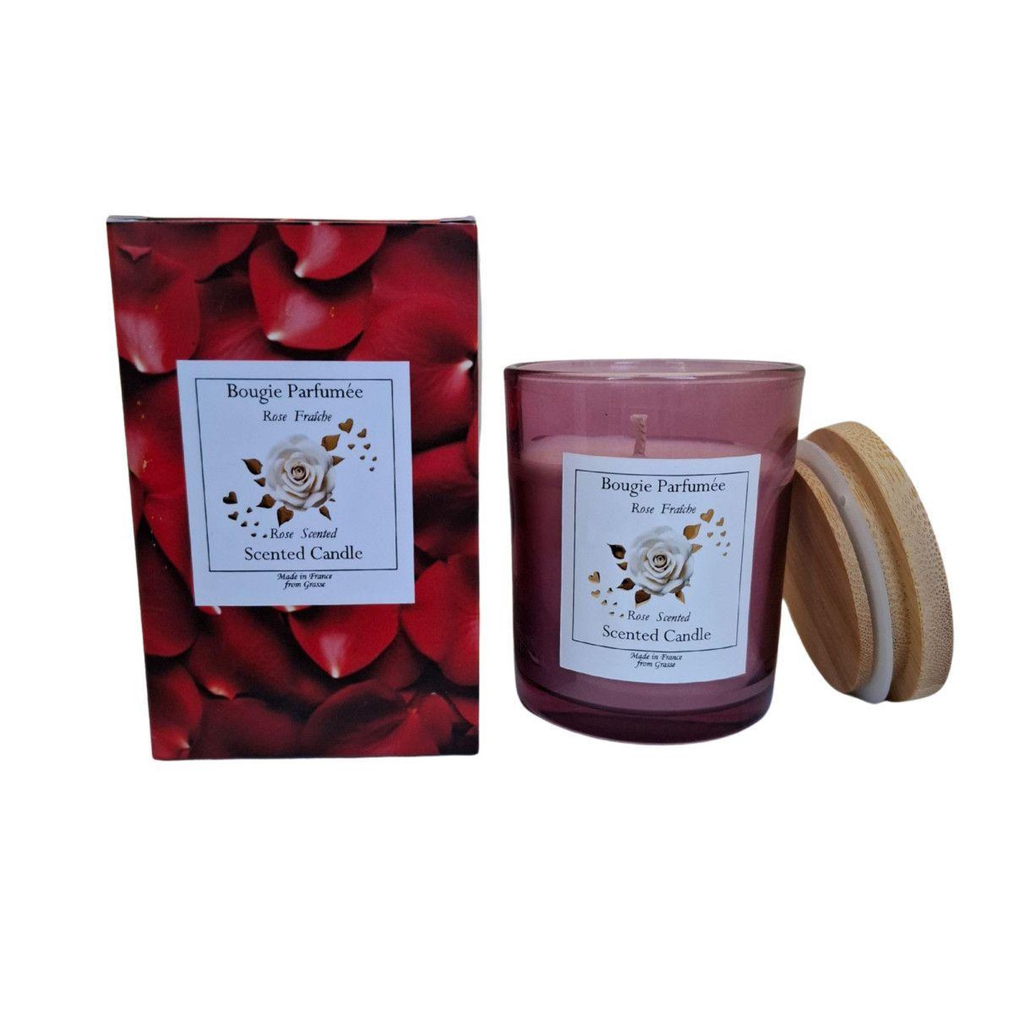 SC CRYSTAL Bougie parfumée à la rose - Rose