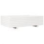 Voir la diapositive 2 : VIDAXL Jardiniere blanc 90x60x26,5 cm bois de pin massif