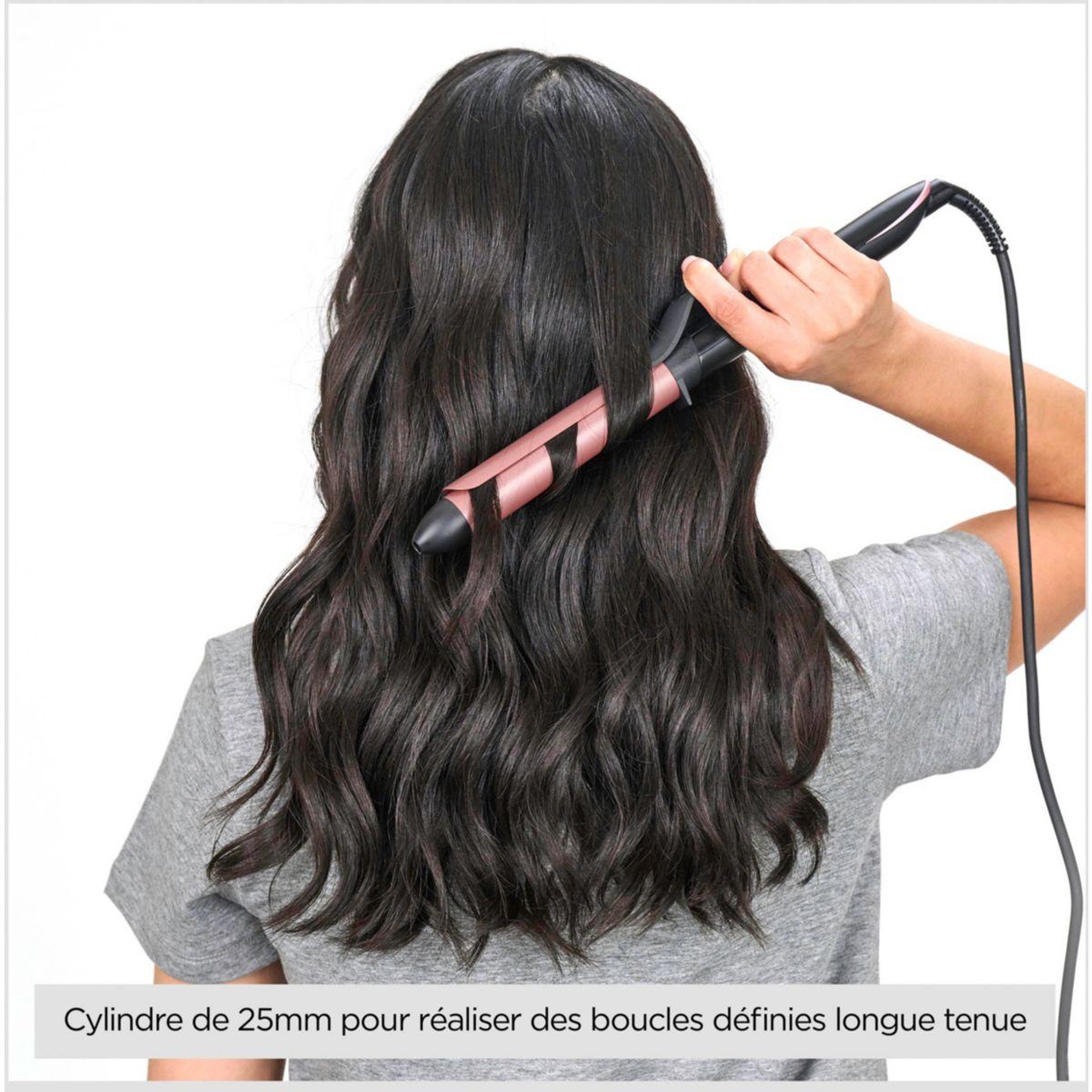 Voir la diapositive 4 : BABYLISS Fer à boucler C451E 25 mm Curling tong Quartz céramique