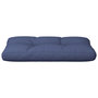 Voir la diapositive 4 : VIDAXL Coussin de palette bleu marine 120x40x12 cm tissu