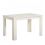 Voir la diapositive 1 : HomeStyle4U Table à Manger Extensible Blanche 120x80 cm pour 6 Personnes - Design Élégant et Pratique
