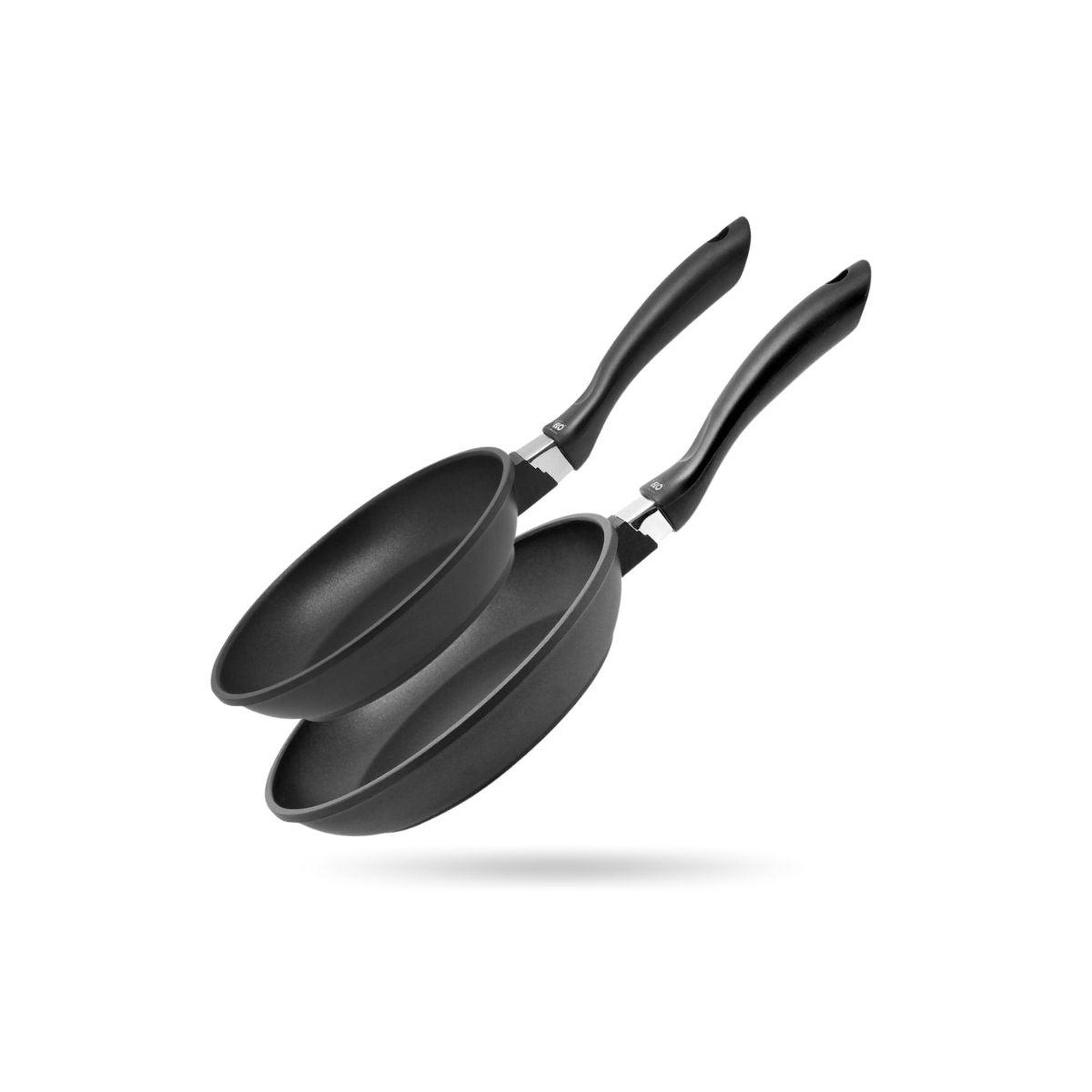 ELO Lot de 2 poêles 20 cm et 24 cm sans pfas elo alucast