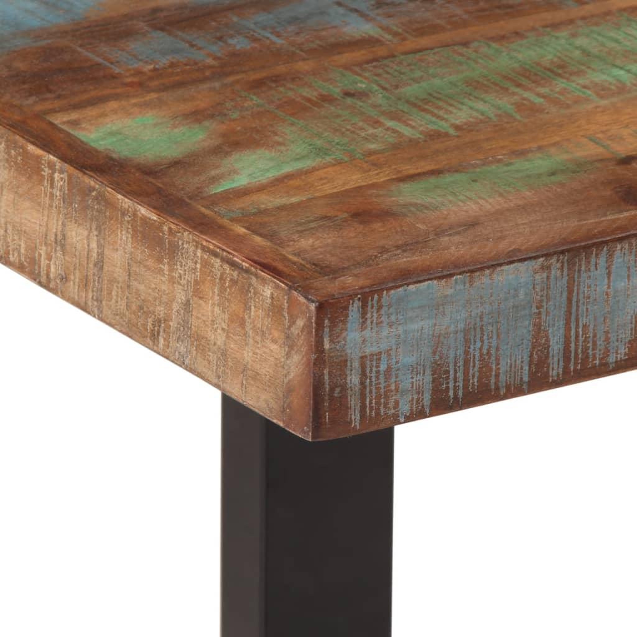 Voir la diapositive 5 : VIDAXL Banc 160 cm bois de recuperation massif et acier
