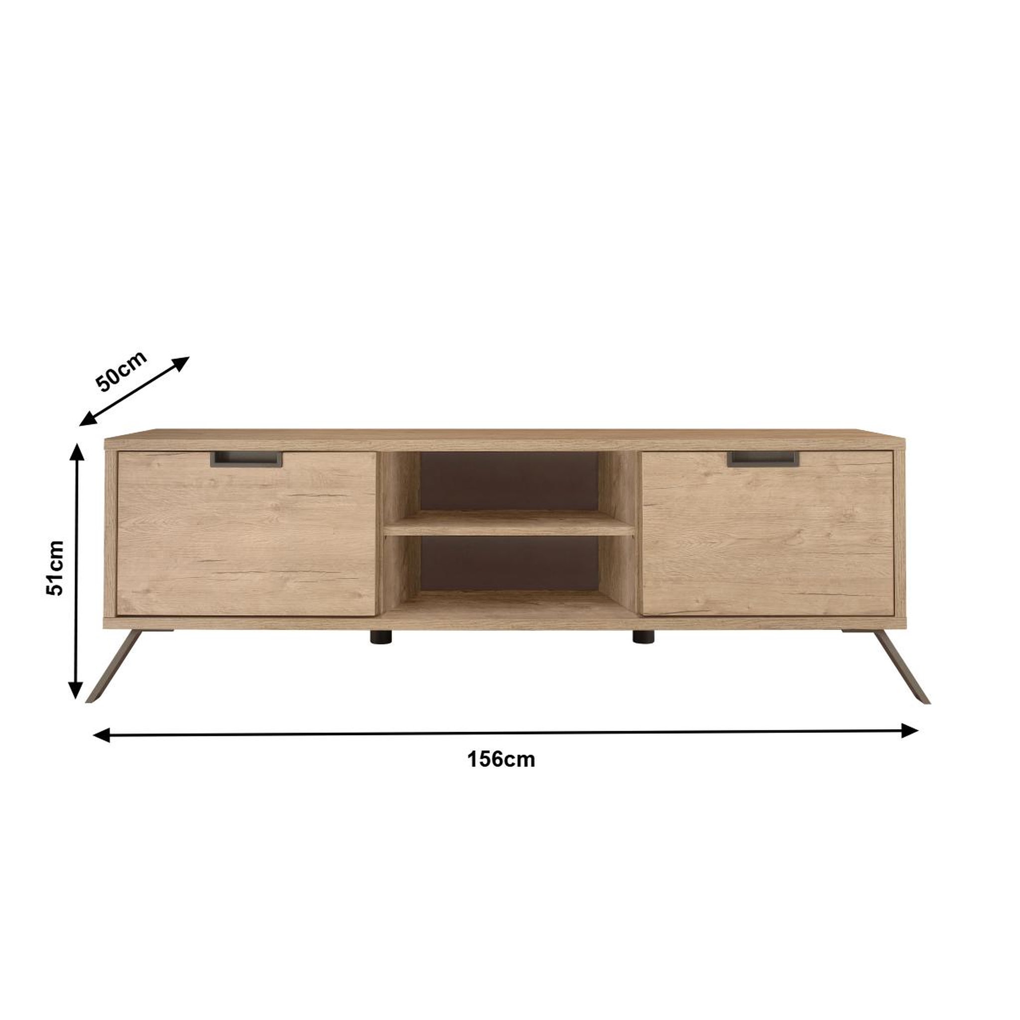 Voir la diapositive 6 : JLC KREATION Meuble tv moderne en bois 160cm diana