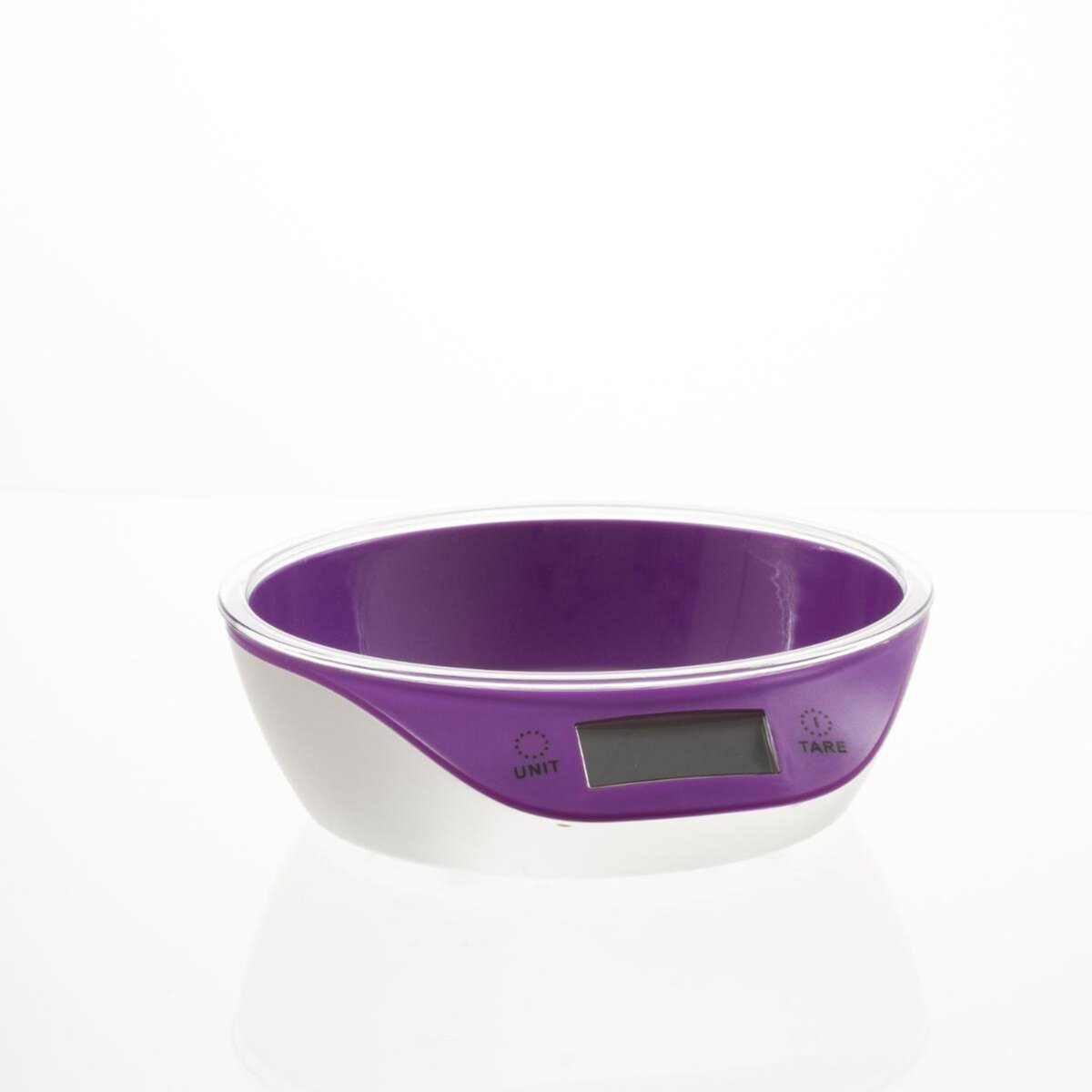 SECRET DE GOURMET Balance digitale avec bol amovible violet