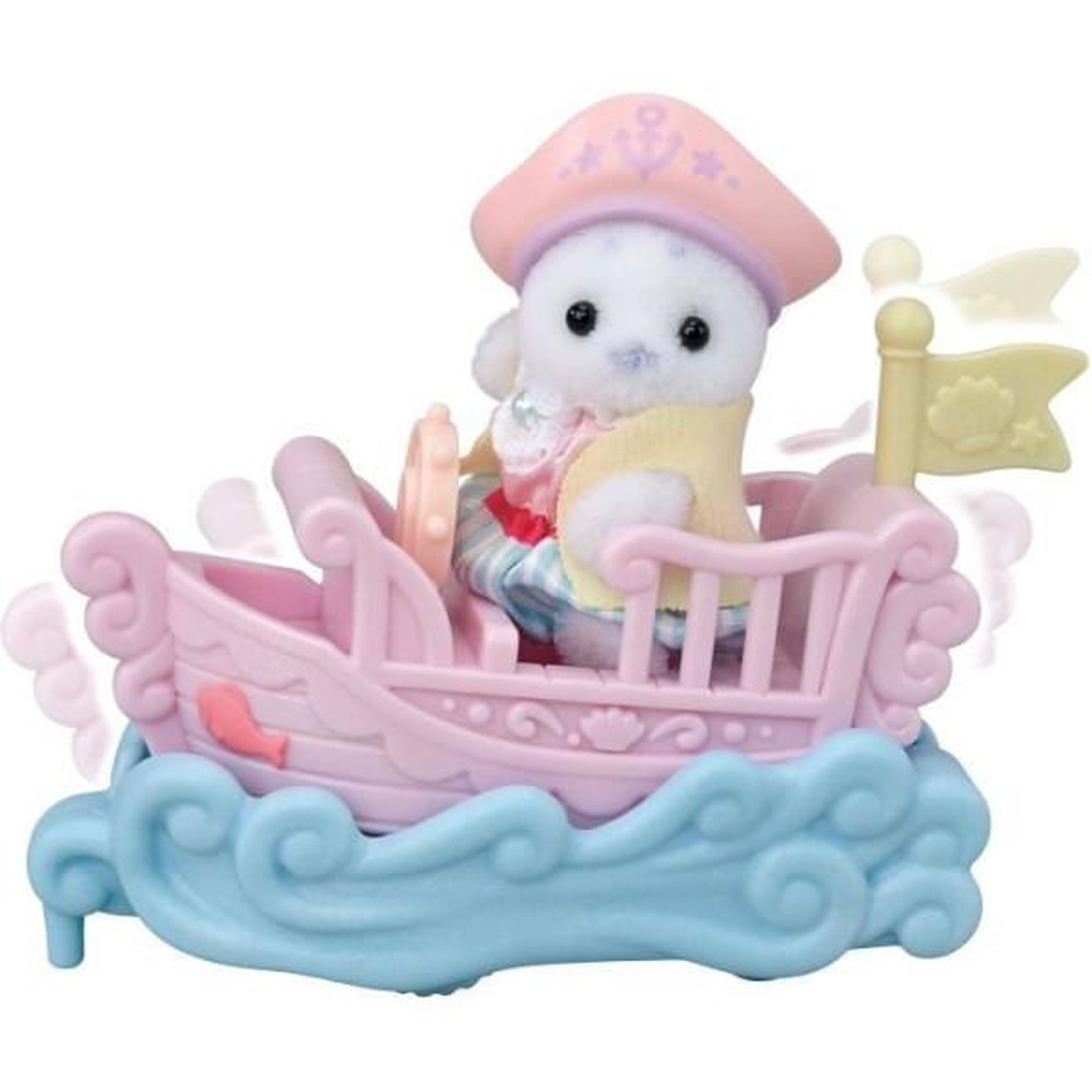 Voir la diapositive 4 : Sylvanian Families Mini-figurines - sylvanian families - le petit train de la mer - des 3 ans