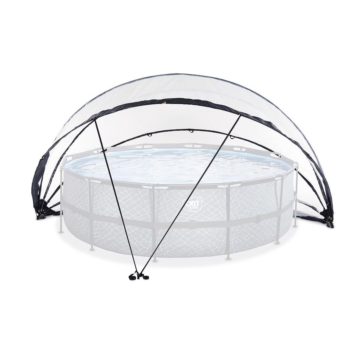 EXIT TOYS Dôme de piscine Ø 5,50 m avec fixation au sol - Exit Toys