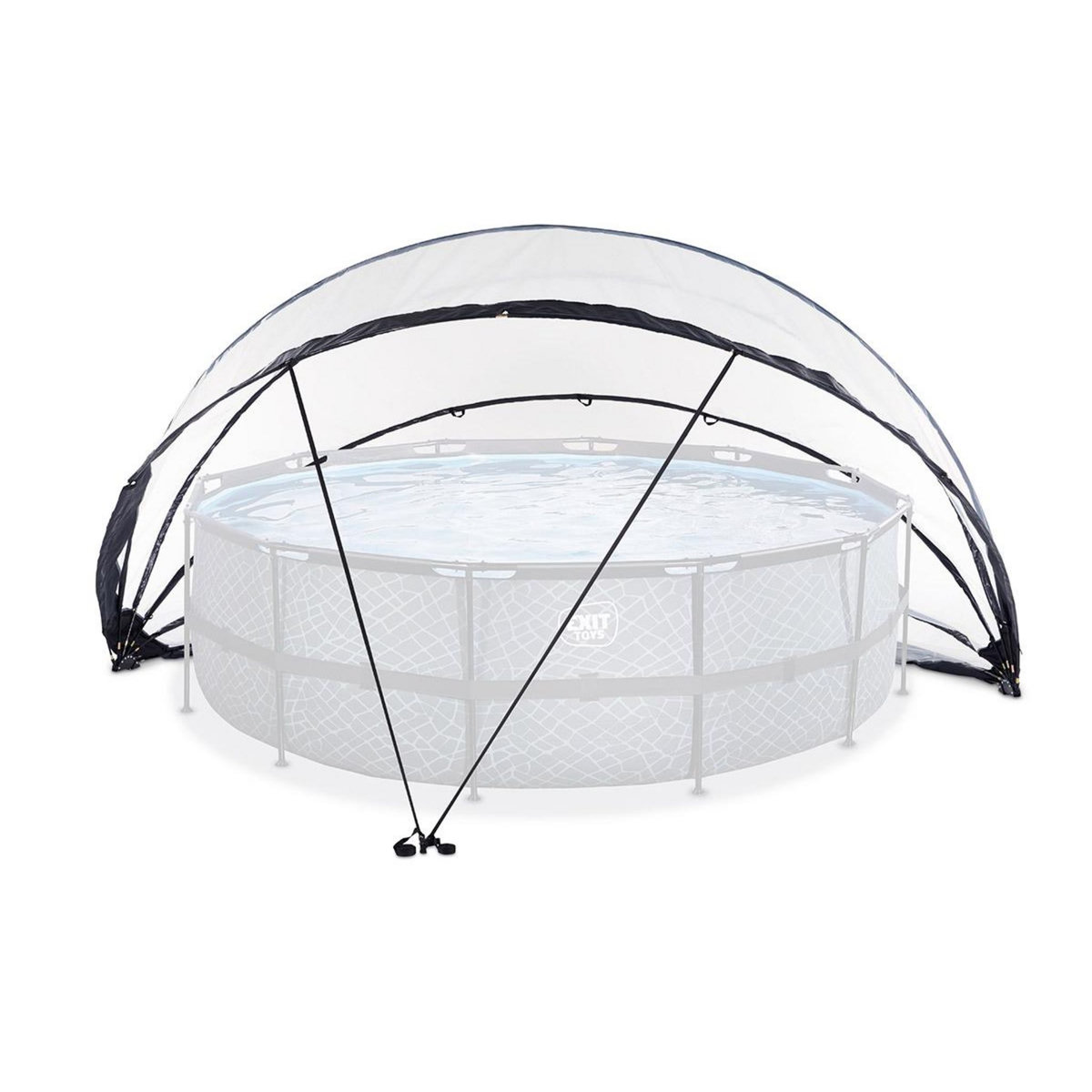 EXIT TOYS Dôme de piscine Ø 5,50 m avec fixation au sol - Exit Toys