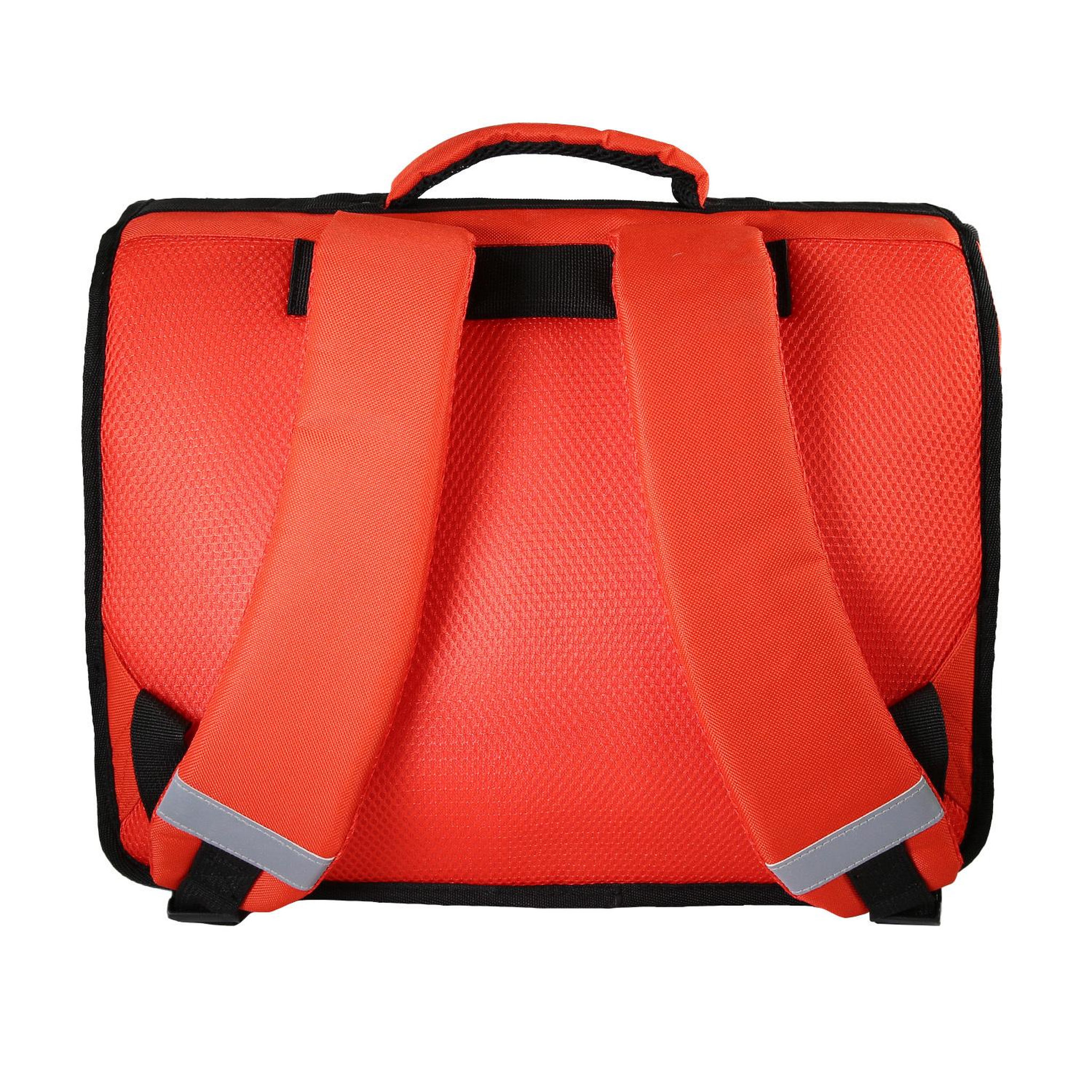 Voir la diapositive 4 : Bagtrotter Dragons - Cartable primaire 38 cm - Garçon - Rouge et Noir - 2 Compartiments