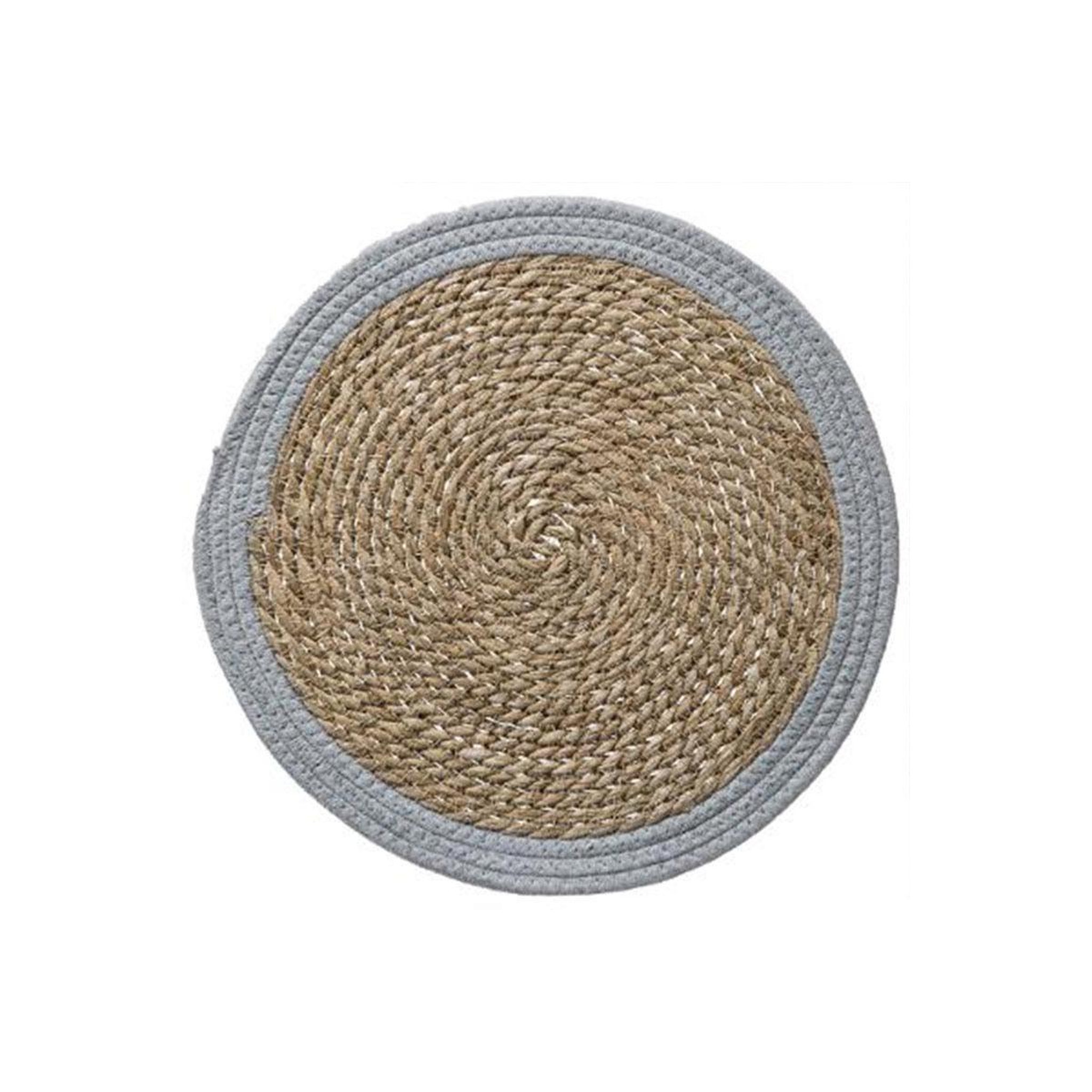SECRET DE GOURMET Set de table déco  happy pop  38cm gris