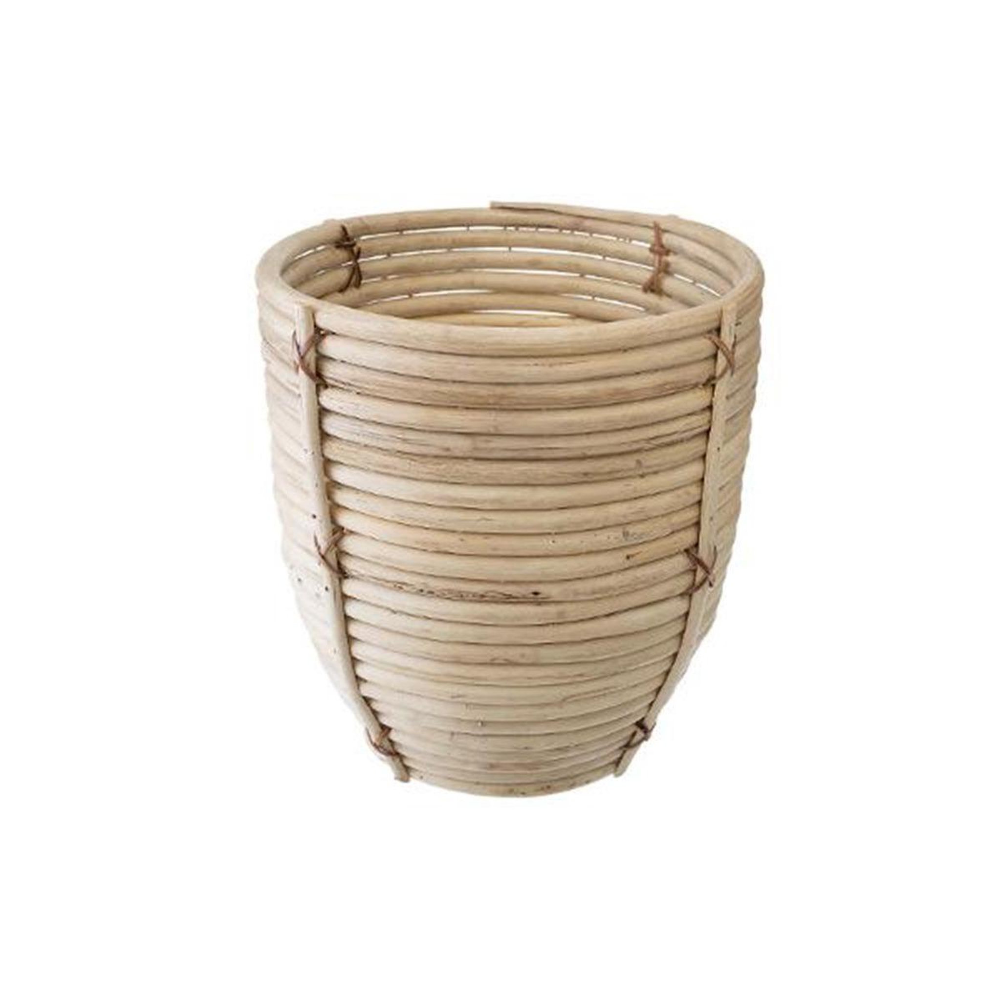 Voir la diapositive 3 : ATMOSPHERA Lot de 3 pots en rotin  eli  35cm naturel