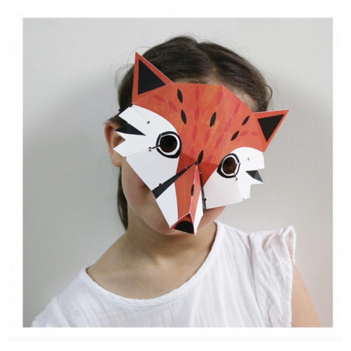 PIROUETTE CACAHOUETE Kit creatif masques de la foret -