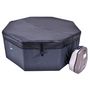 Voir la diapositive 5 : Netspa Spa portable semi-rigide Octopus octogonal Bulles 4-6 places - Netspa