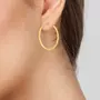  Boucles d'oreilles créoles en acier inoxydable par SC Bohème