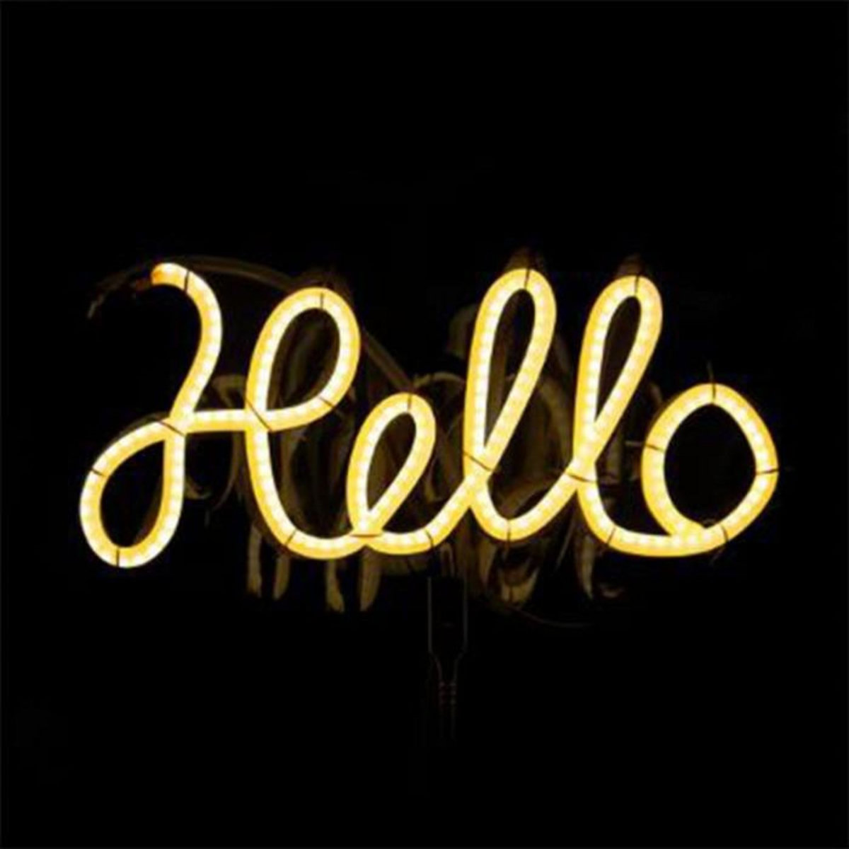 ATMOSPHERA Ampoule Décorative à Filament  Hello  17cm Ambre