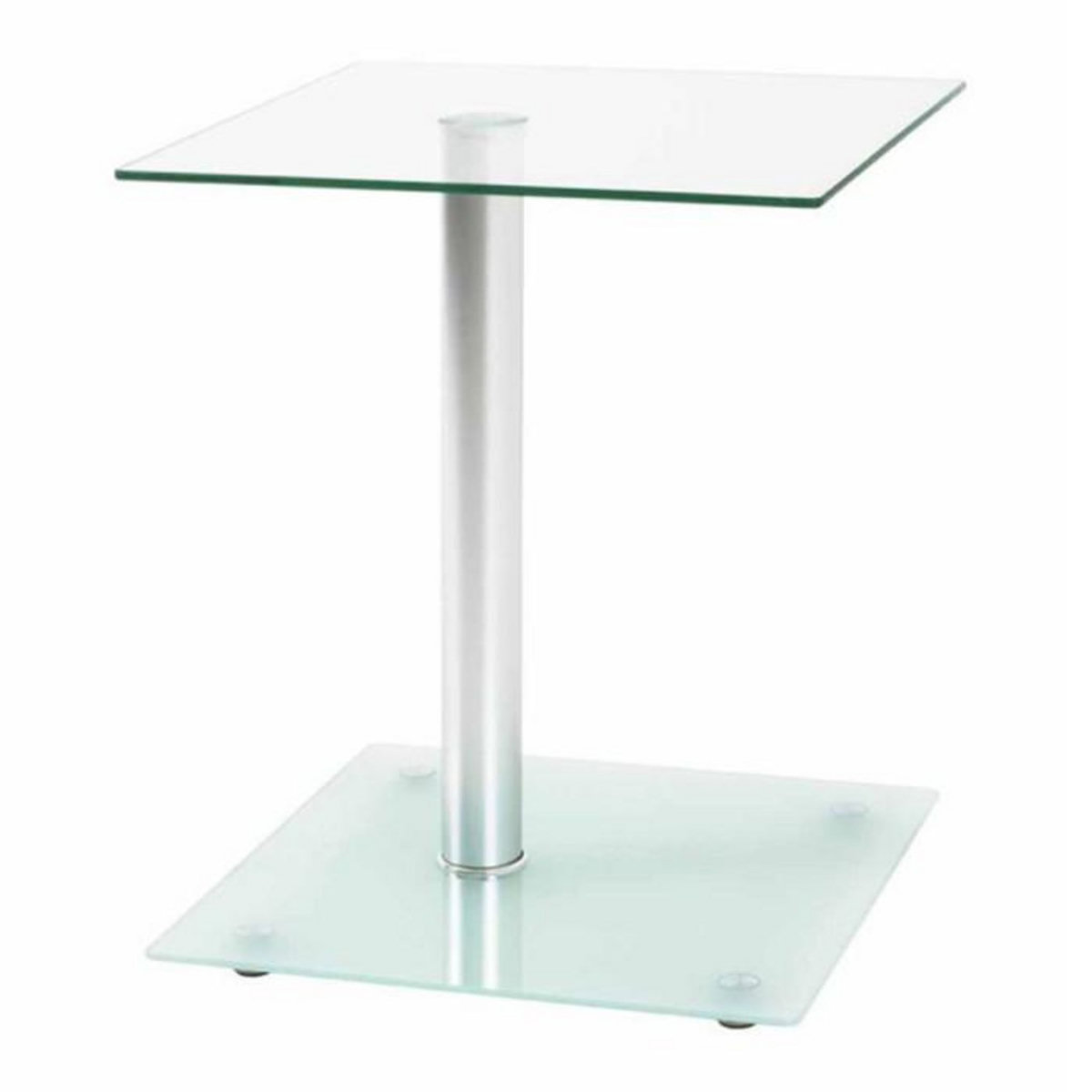 Paris Prix Table d'Appoint en Verre  Nolan  52cm Transparent