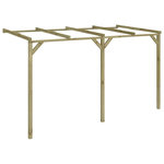 VIDAXL Pergola a appentis 2 x 4 x 2,2 m Bois