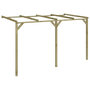 Voir la diapositive 1 : VIDAXL Pergola a appentis 2 x 4 x 2,2 m Bois