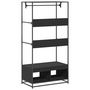 Voir la diapositive 6 : VIDAXL Armoire noir 90x50x180 cm bois d'ingénierie