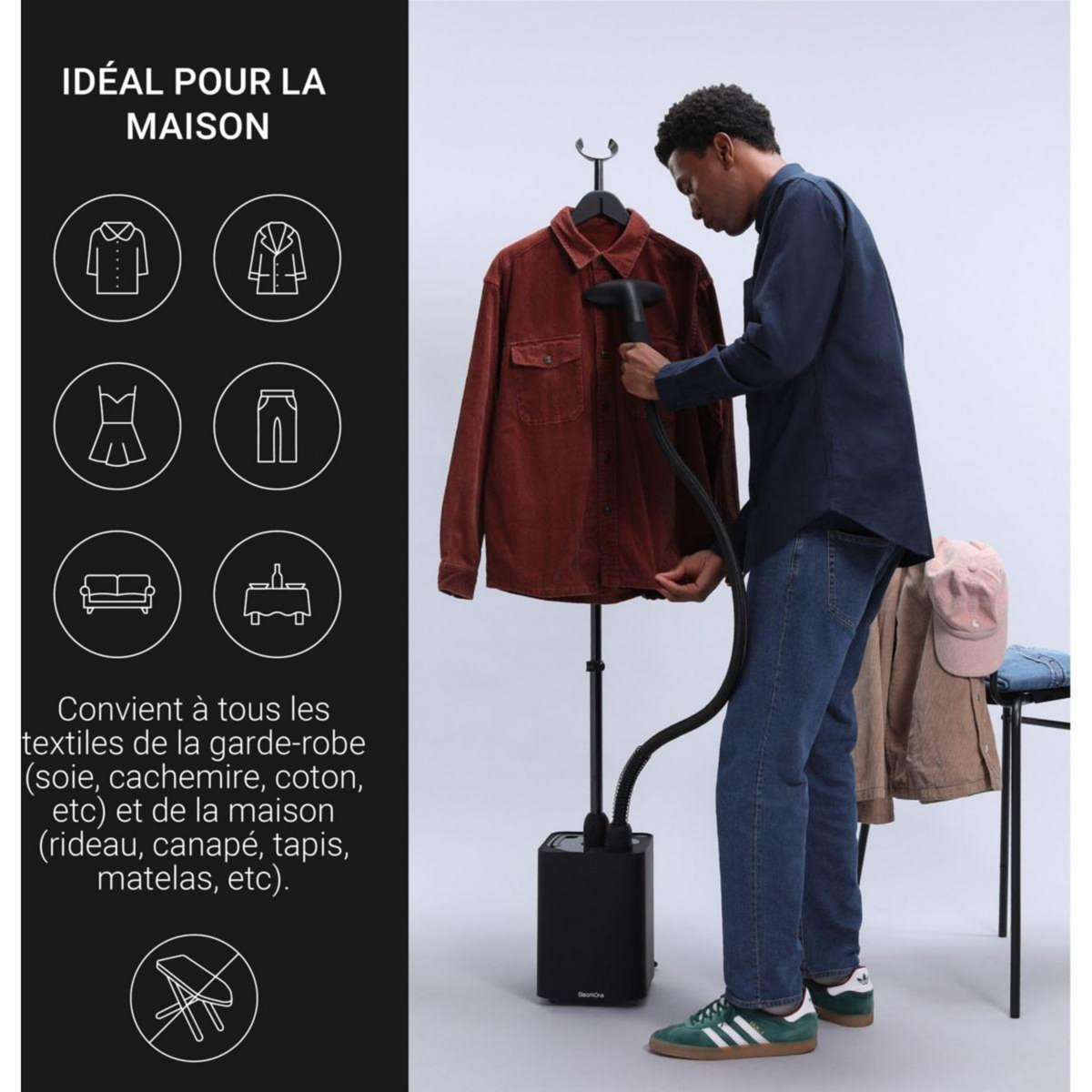 Steamone Défroisseur vapeur EUJK300B V2 Henri