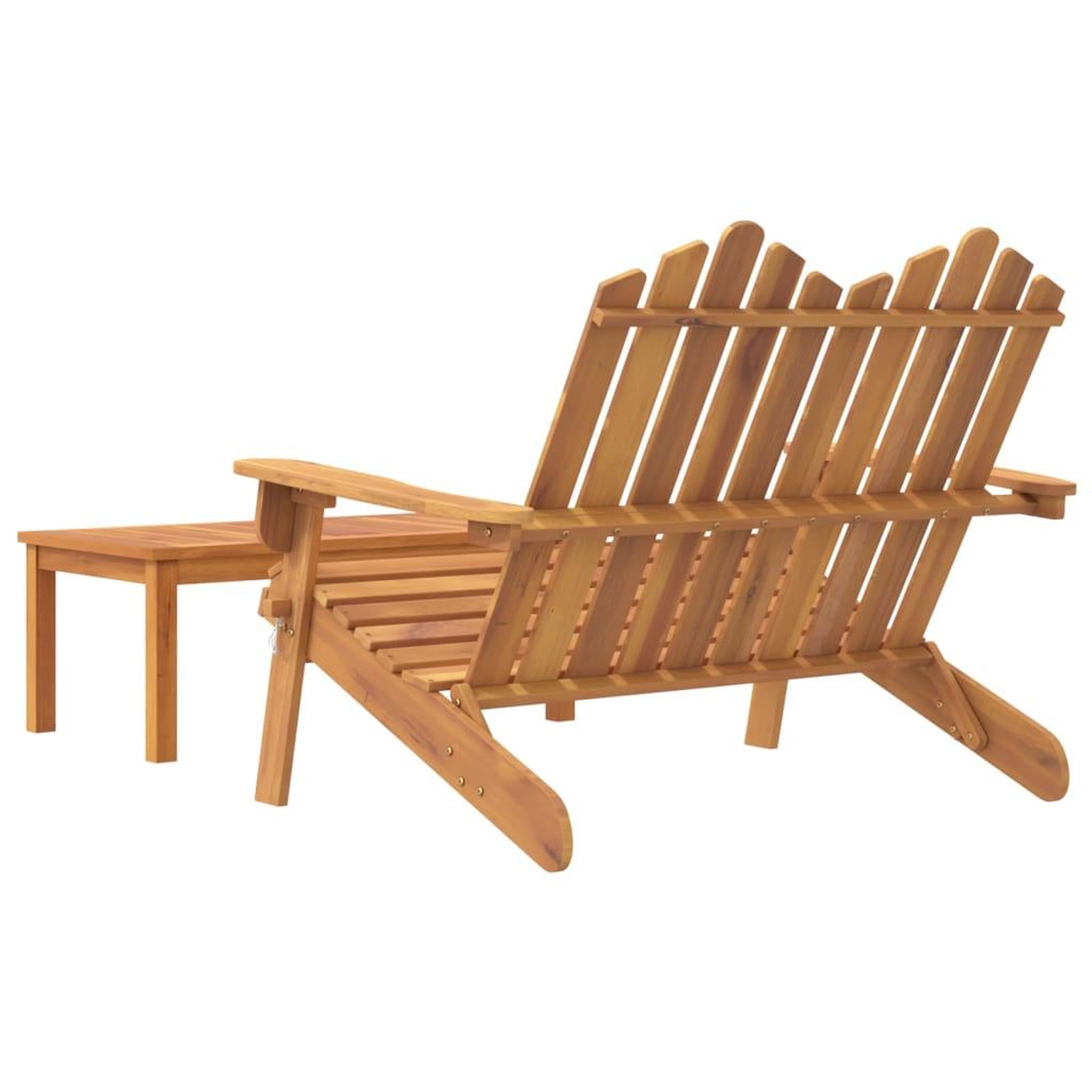 Voir la diapositive 5 : VIDAXL Ensemble de salon de jardin Adirondack 2 pcs bois acacia solide