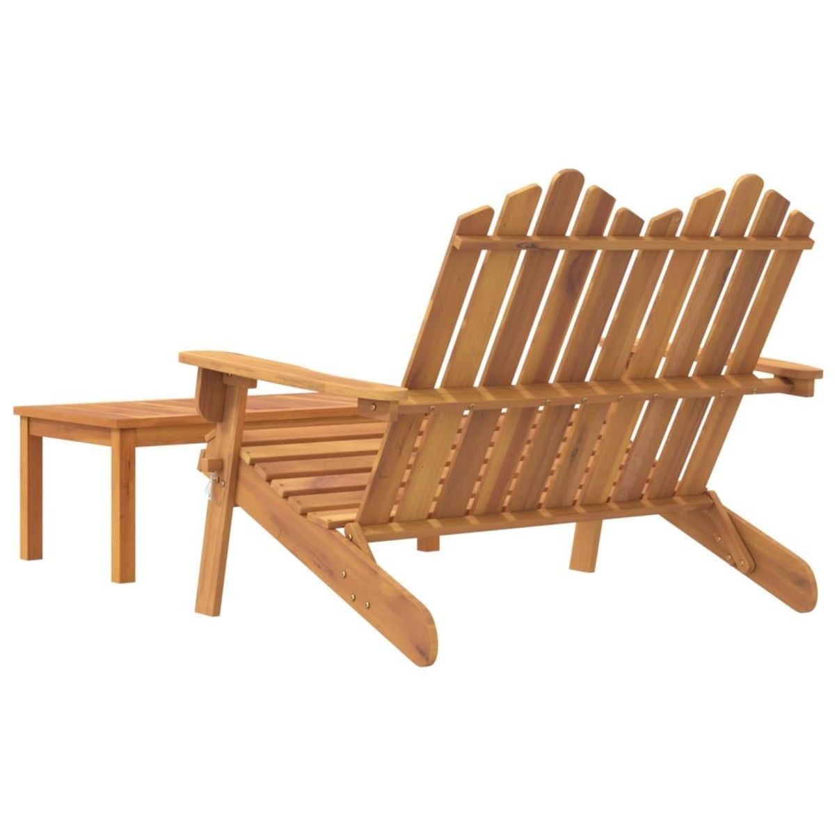 VIDAXL Ensemble de salon de jardin Adirondack 2 pcs bois acacia solide