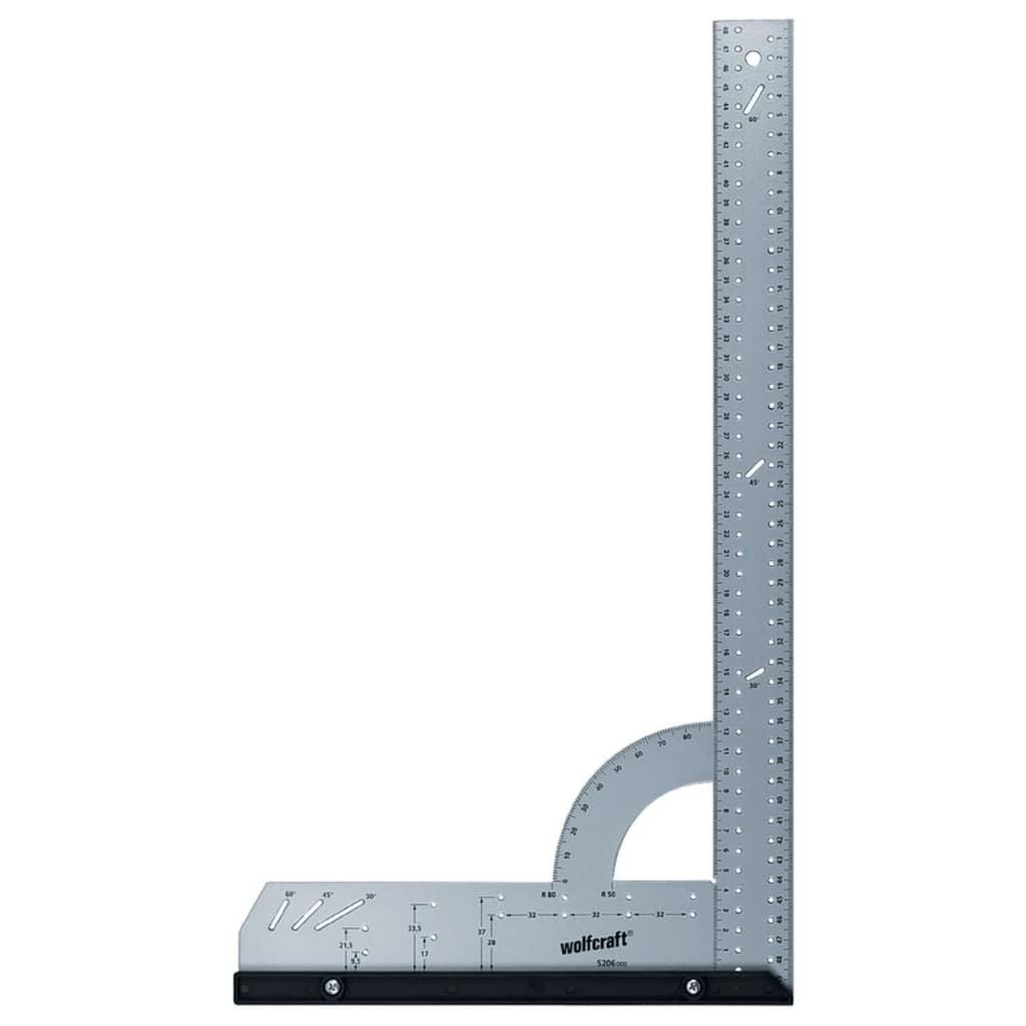 Voir la diapositive 1 : WOLFCRAFT wolfcraft Equerre universelle 500 mm 5206000