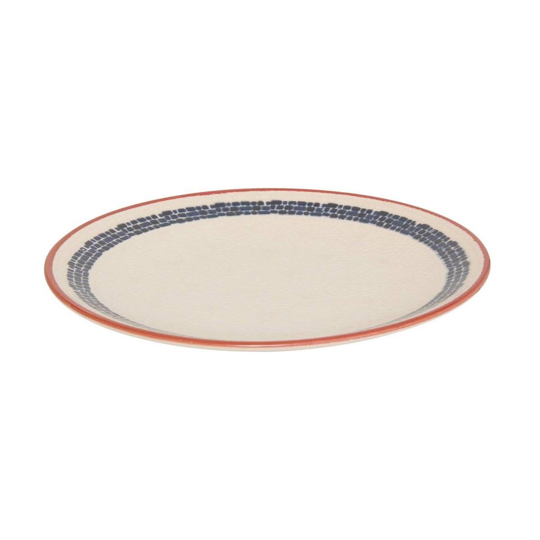 Voir la diapositive 2 : SECRET DE GOURMET Lot de 6 assiettes à dessert  morgane  19cm crème