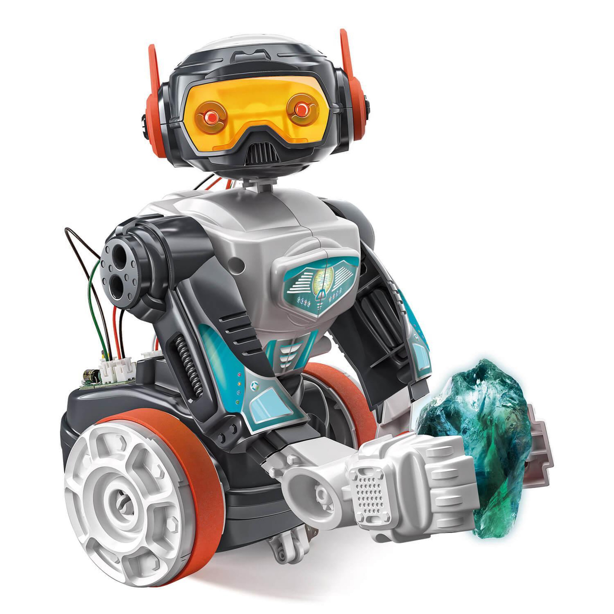 Voir la diapositive 4 : NEW BORN BABY Clementoni - Robot Évolution 2.0 a assembler et programmer - 4 modes de jeu - Fabriqué en Italie