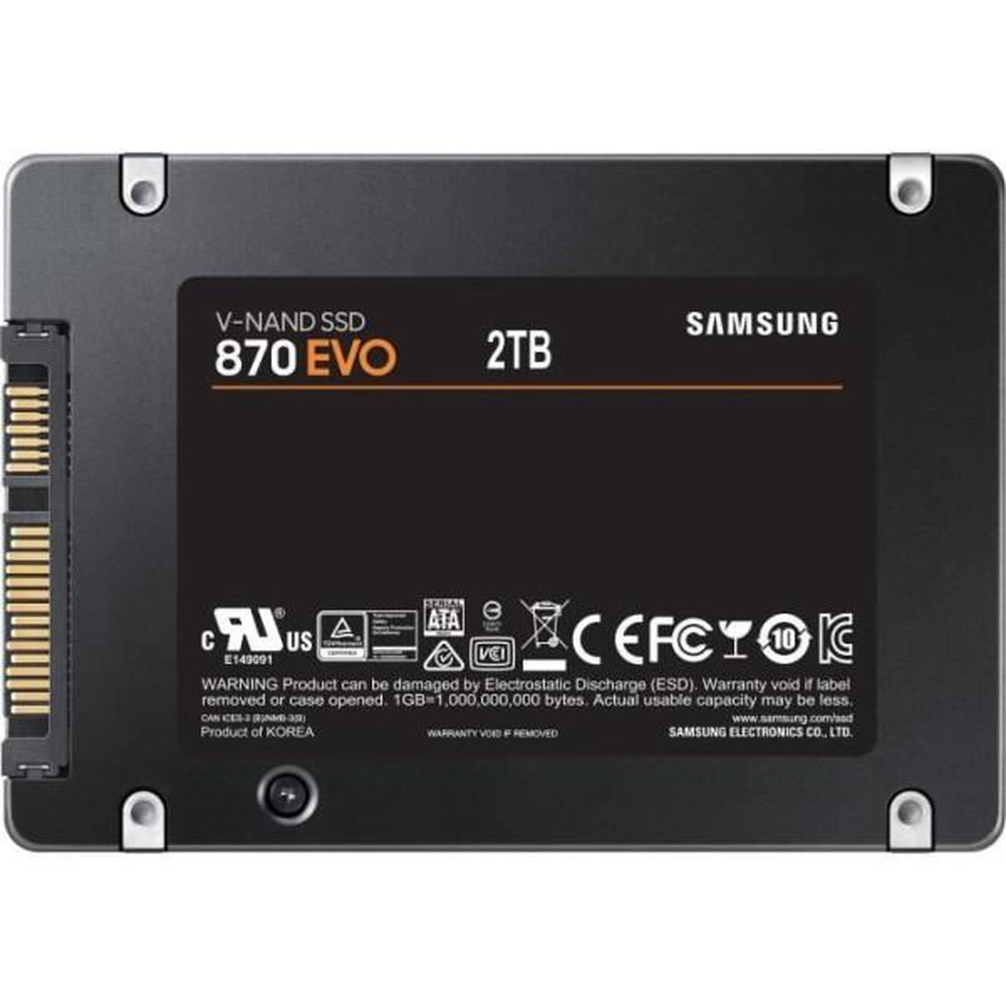Voir la diapositive 2 : Samsung Disque dur SSD interne 870 EVO 2To