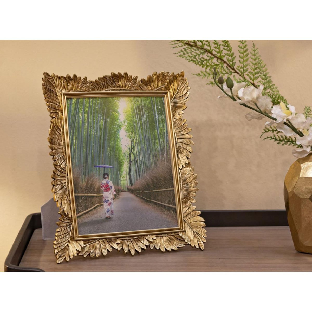 Paris Prix Cadre Photo Déco Feuilles  Olly  20x25cm Or
