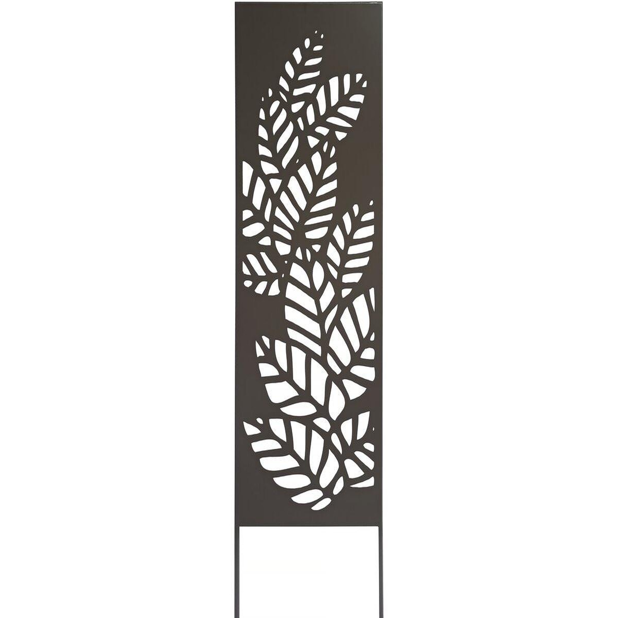 Nortene Trellis métal décoratif à planter ATHEA - 0,33 x 1,20 m - Brun