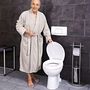 Voir la diapositive 3 : RIDDER RIDDER Siege de toilette fermeture en douceur Premium Blanc A0070700