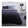 Voir la diapositive 1 : Today TODAY Noa - Parure de lit - Coton - 2 personnes - 220 x 240 cm - Bicolore Gris