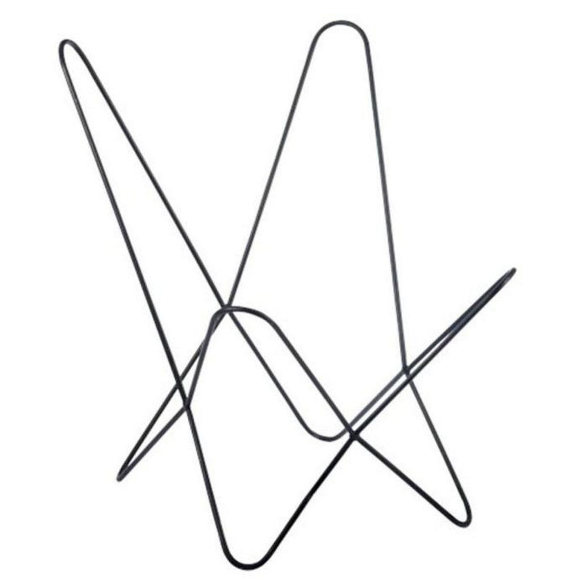 Paris Prix Support Chaise en Métal  Scandinave  87cm Noir