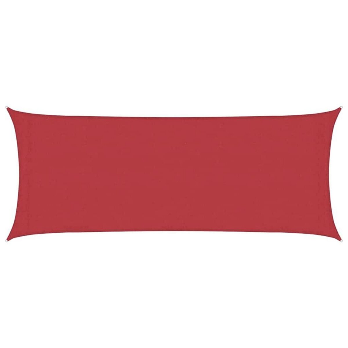 VIDAXL Voile d'ombrage 160 g/m^2 Rouge 2x5 m PEHD