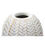 Voir la diapositive 4 : Paris Prix Vase Déco en Résine  Leaf  67cm Blanc