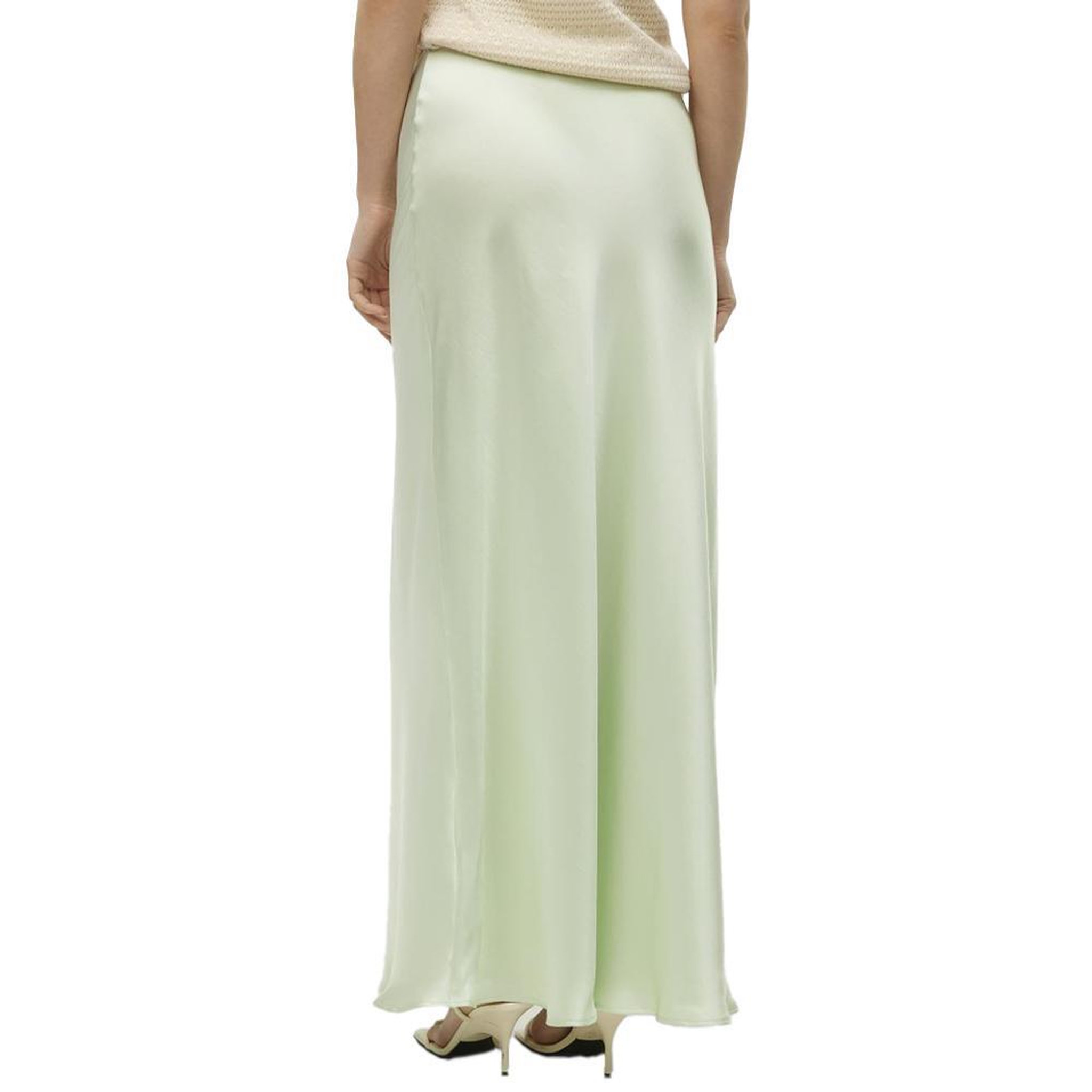 Voir la diapositive 2 : Vero Moda Jupe longue taille haute Vert Vero Moda Beatrice