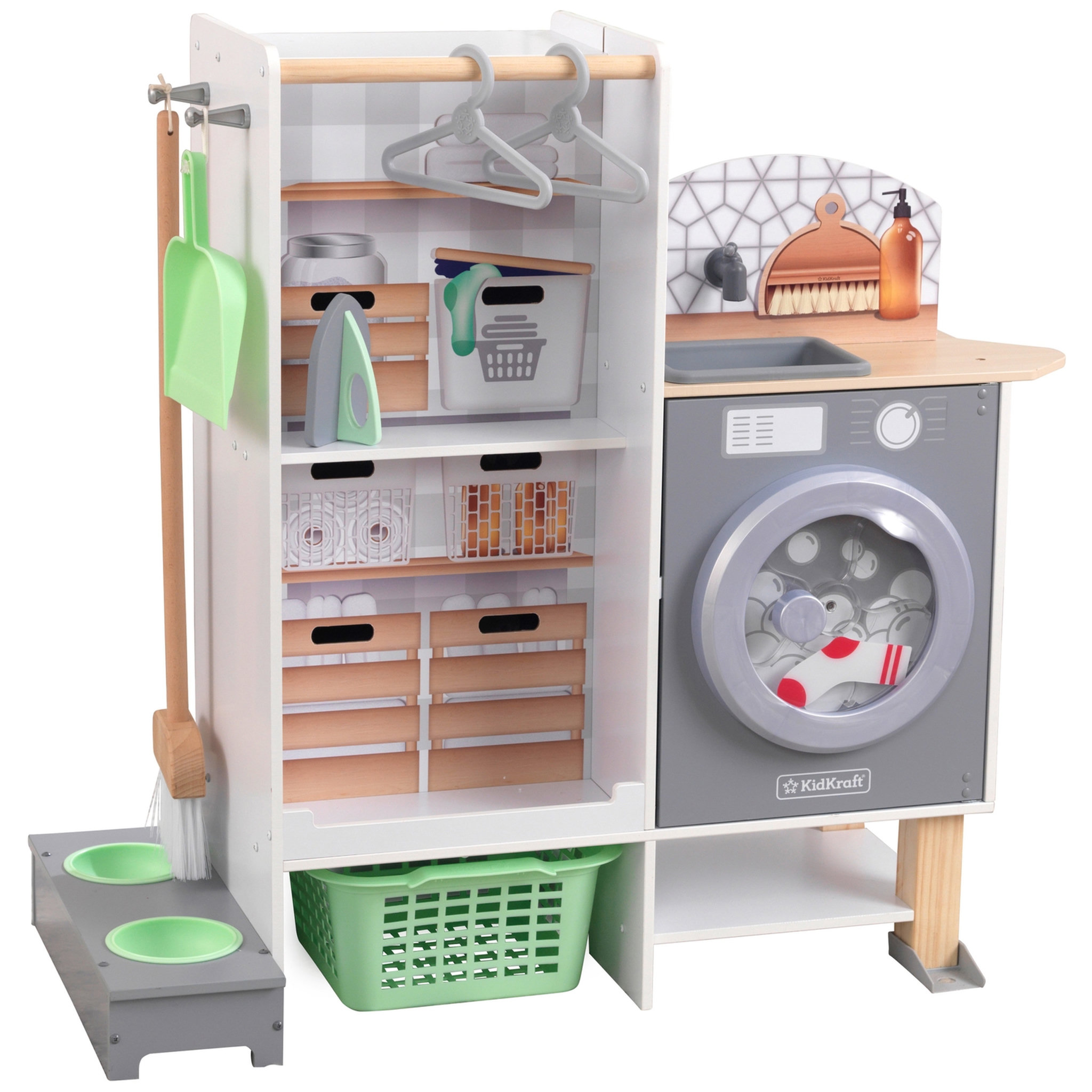 Voir la diapositive 2 : Kidkraft Cuisine buanderie 2 en 1