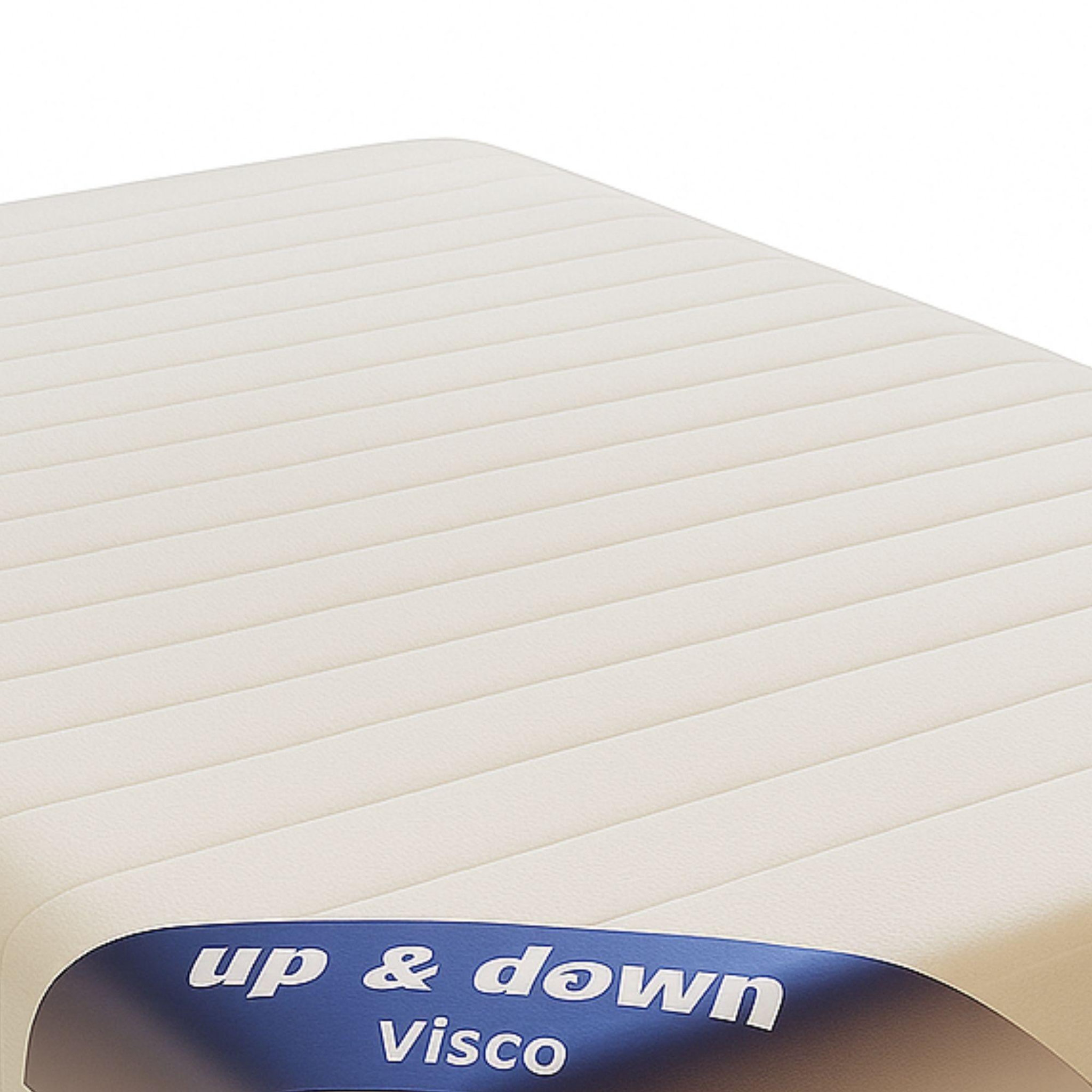 Voir la diapositive 4 : KING OF DREAMS Matelas  - Hauteur 15 cm Mémoire de Forme pour Sommier Articulé – 2 Faces Hiver/Été – Confort Enveloppant –Modèle Up Down VISCO 15