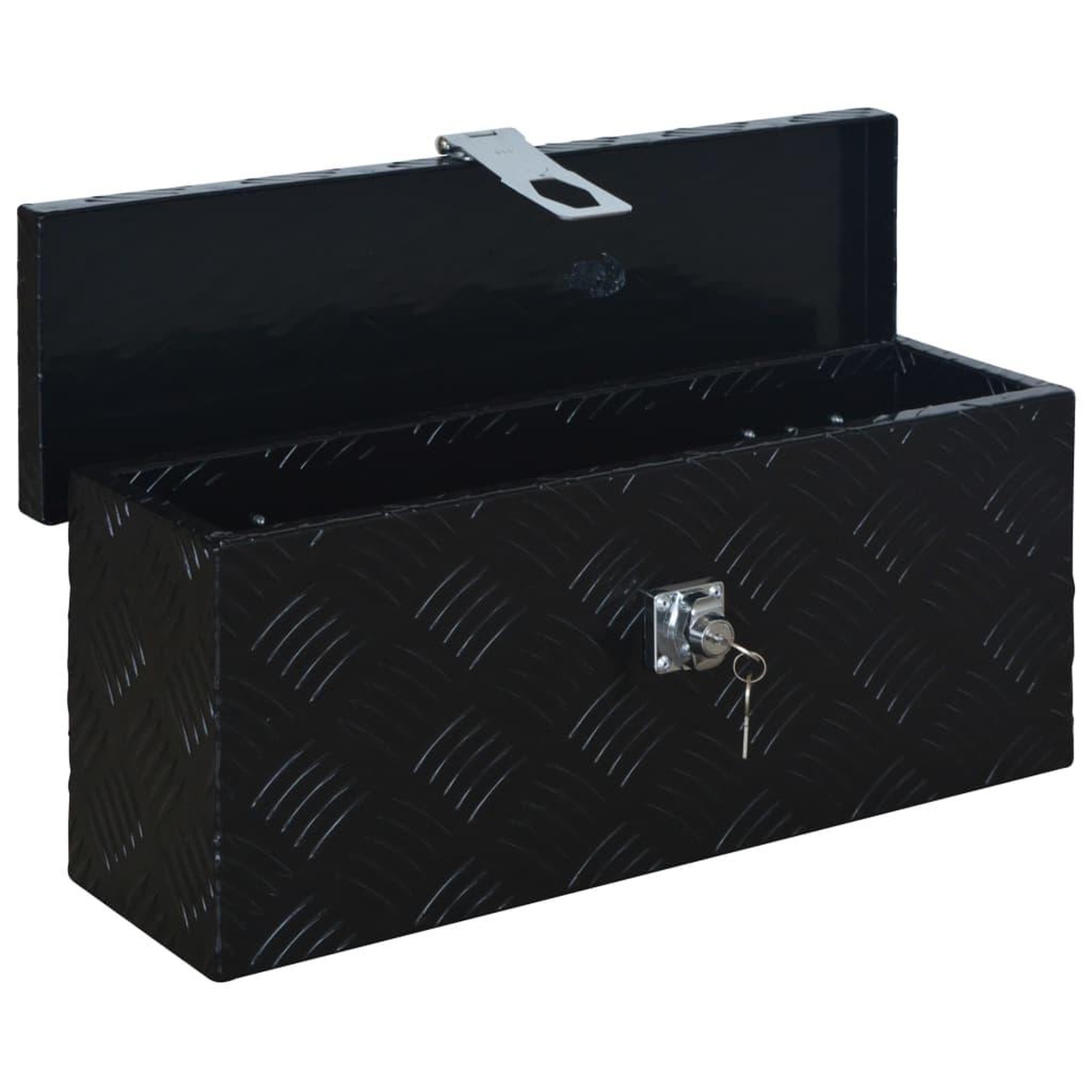 Voir la diapositive 5 : VIDAXL Boîte en aluminium 485x140x200 mm noir