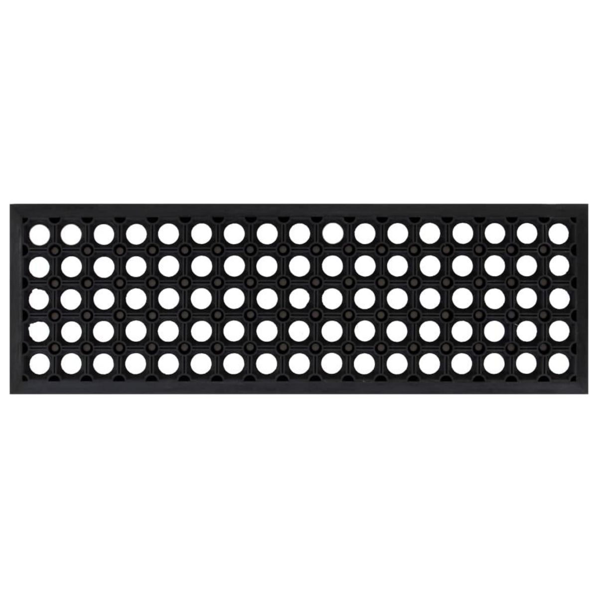 VIDAXL Marches d'escalier 5 pcs 25x75 cm caoutchouc