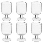 SECRET DE GOURMET Lot de 6 Verres à Vin  Naia  35cl Transparent