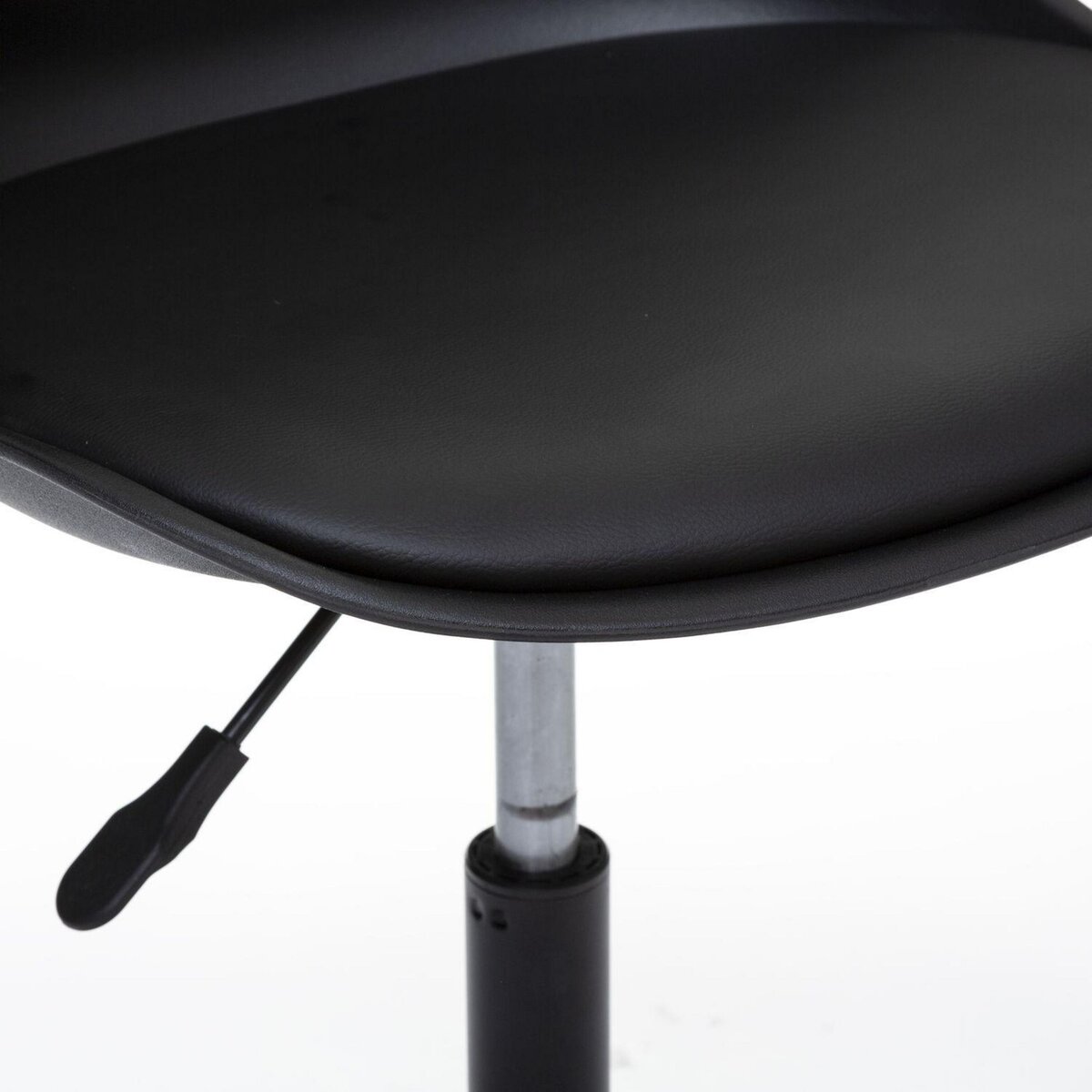 TOILINUX Lot de 2 Chaises ajustables en hauteur en polypropylène avec coussin