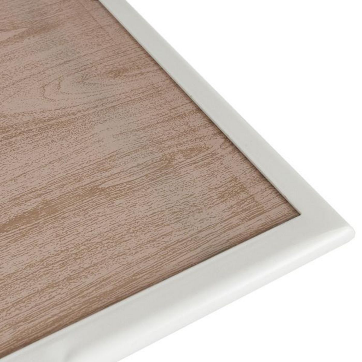 Paris Prix Table de Jardin Pliable  Barcelone  110cm Blanc & Naturel