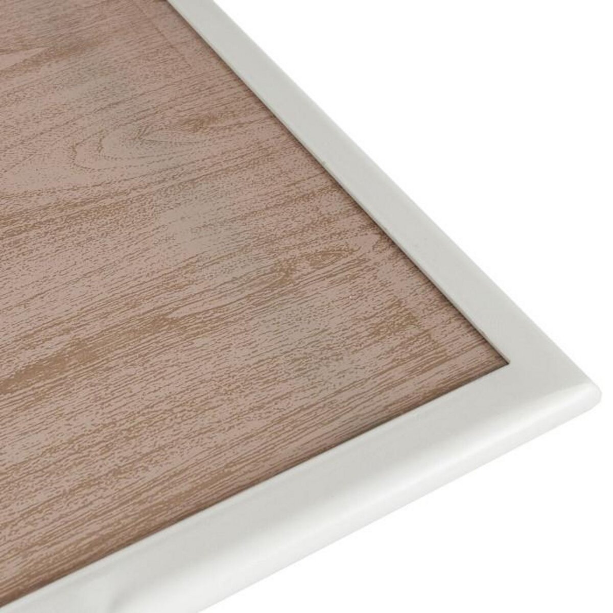 Paris Prix Table de Jardin Pliable  Barcelone  110cm Blanc & Naturel